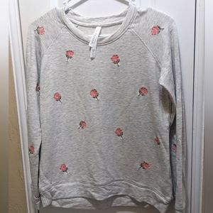 XS Tahari embroidered sweatshirt